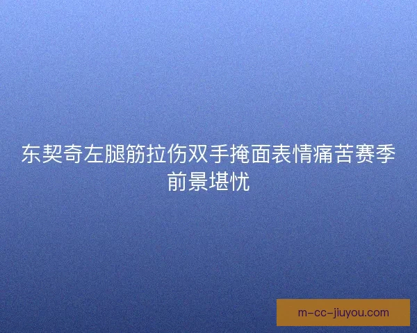 东契奇左腿筋拉伤双手掩面表情痛苦赛季前景堪忧 东契奇左腿筋拉伤双手掩面表情痛苦赛季前景堪忧